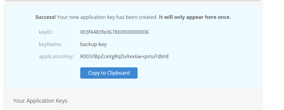 application-keys